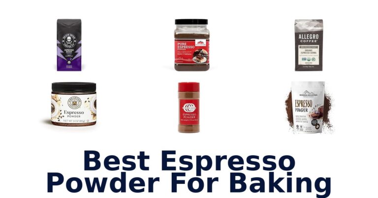best espresso powder for baking