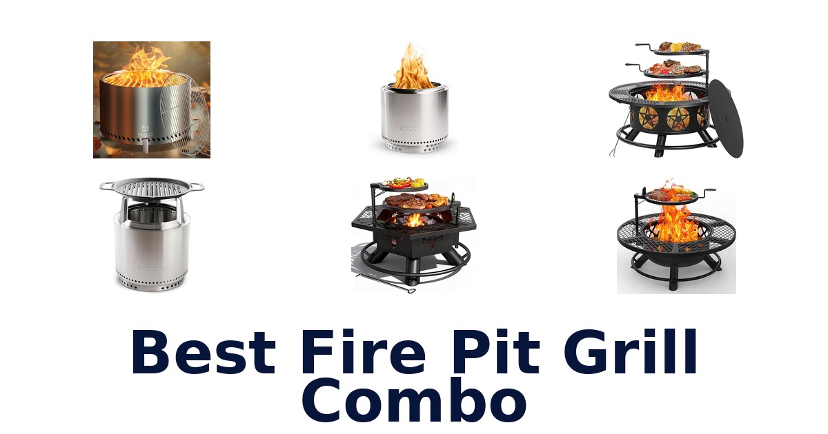best fire pit grill combo