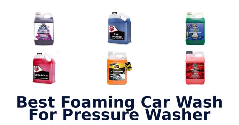 best foaming car wash for pressure washer