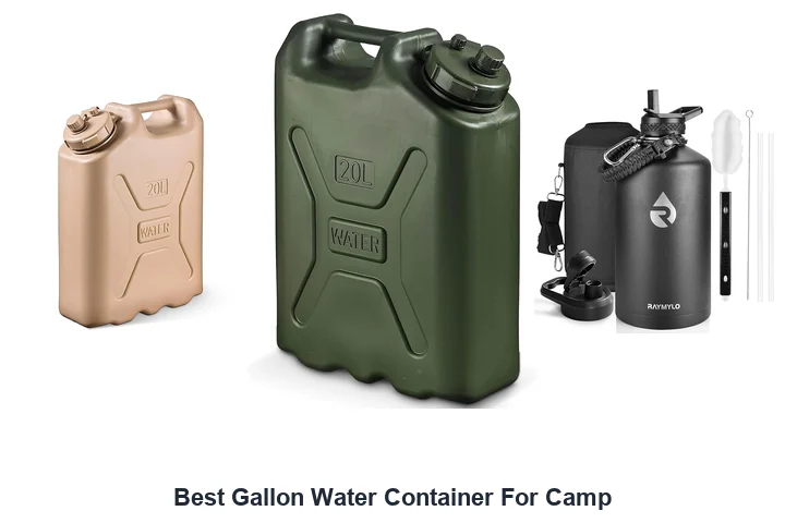 Best Gallon Water Container For Camp