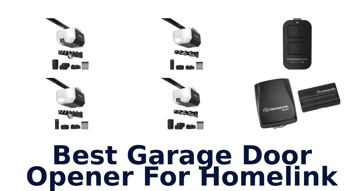best garage door opener for homelink