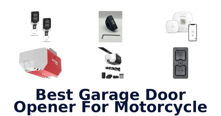 best garage door opener for motorcycle