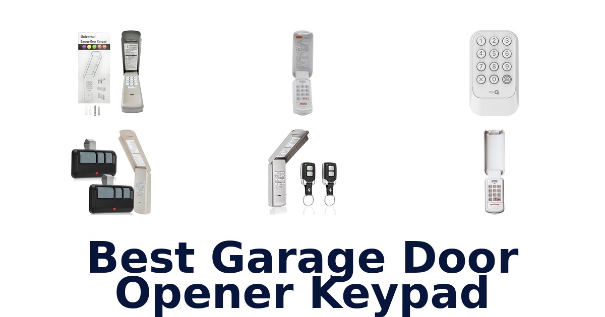 best garage door opener keypad