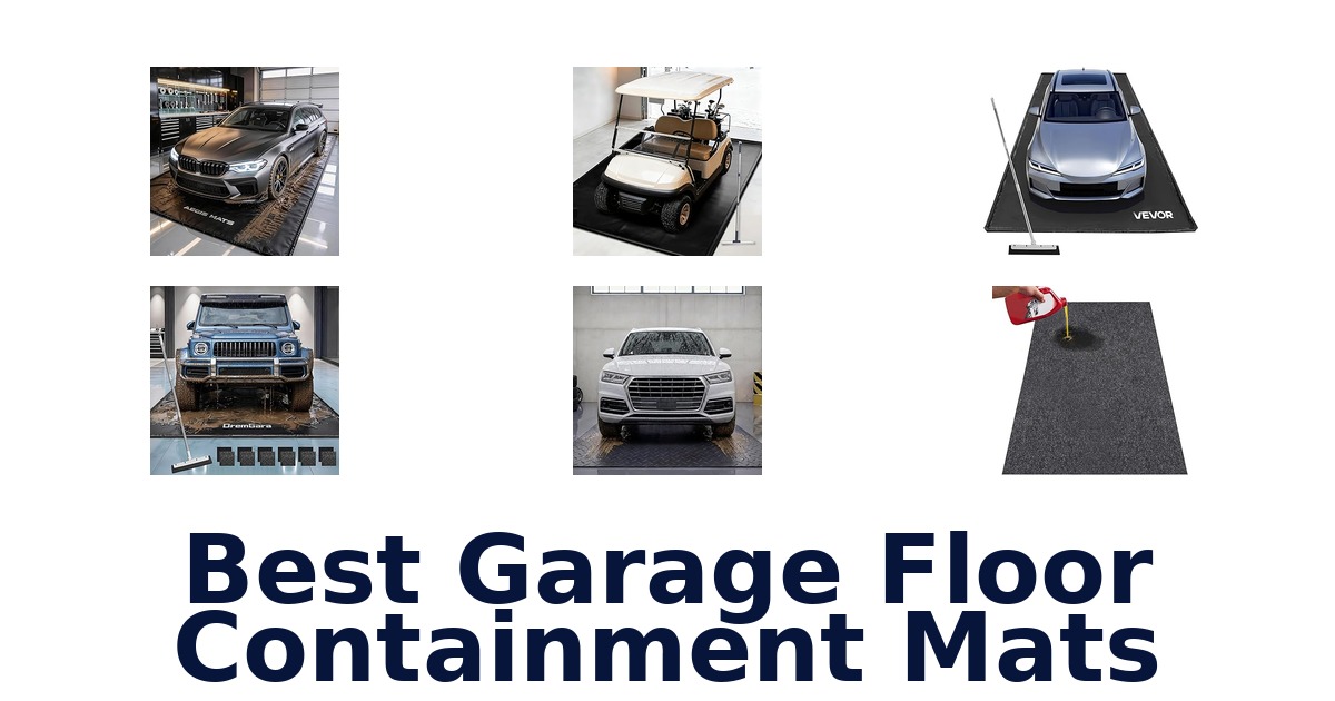 best garage floor containment mats
