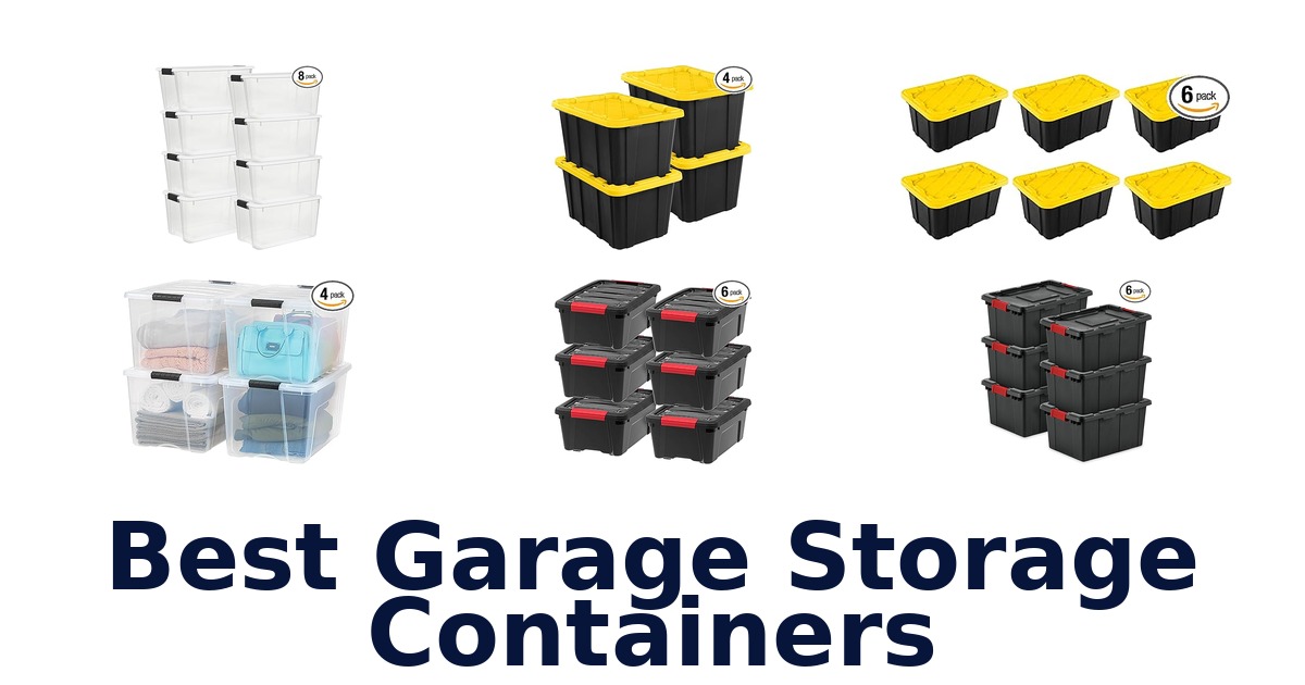 best garage storage containers