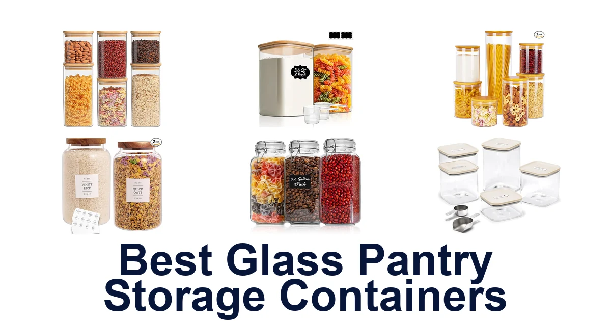 best glass pantry storage containers