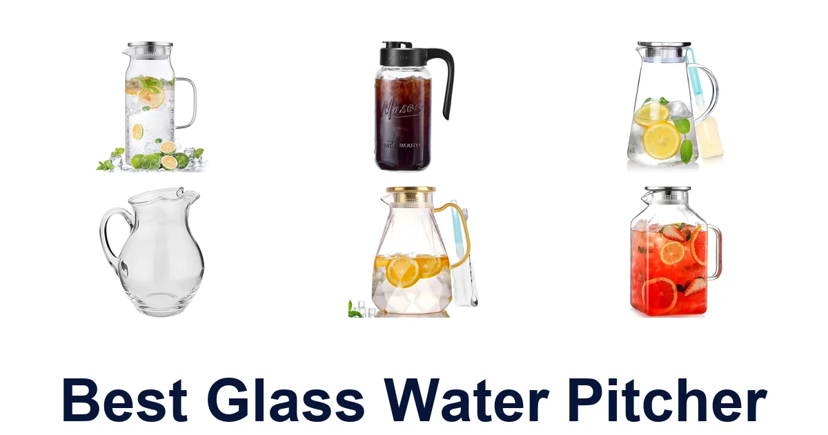 best glass water pitcher