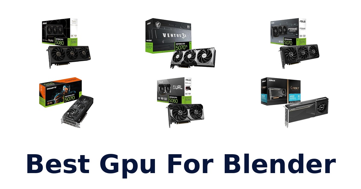 best gpu for blender