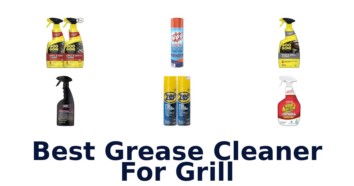 best grease cleaner for grill