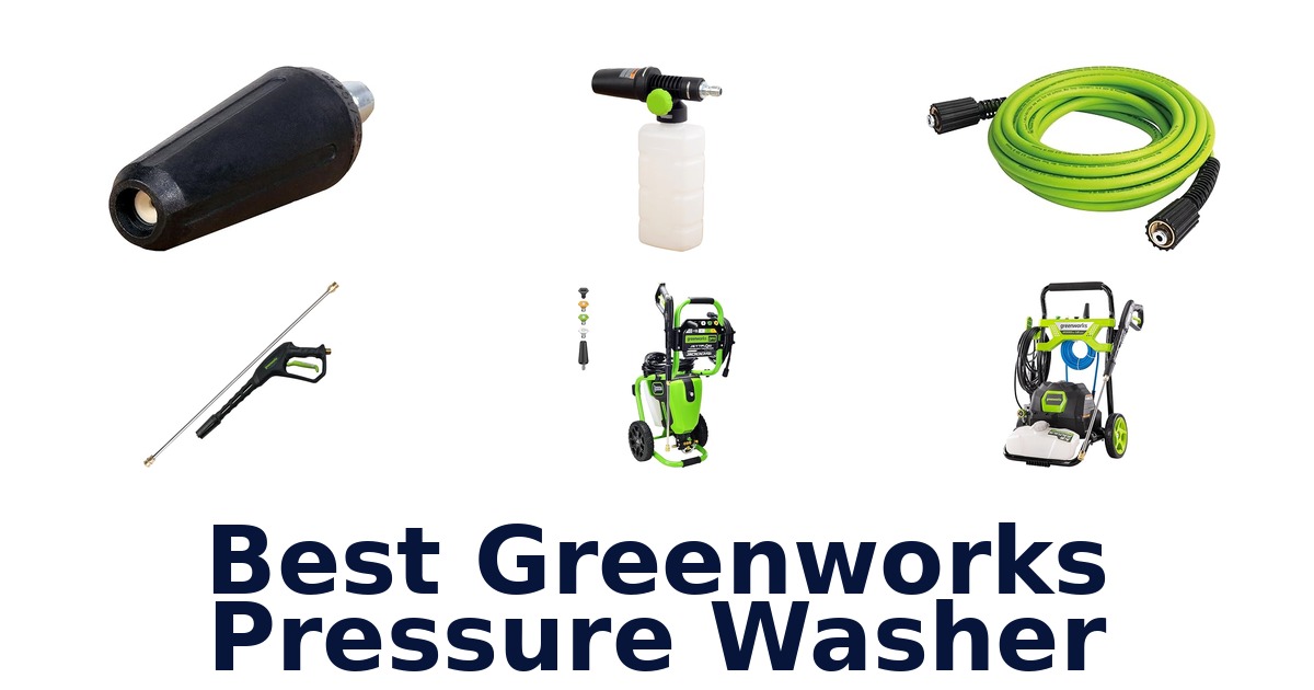 best greenworks pressure washer