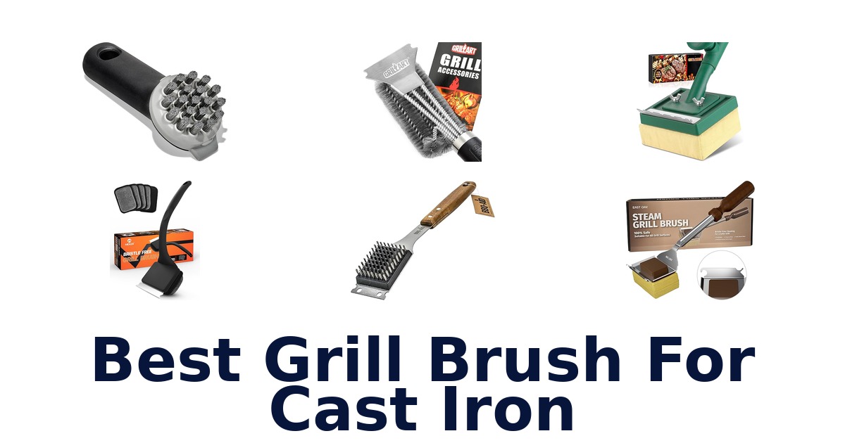 best grill brush for cast iron