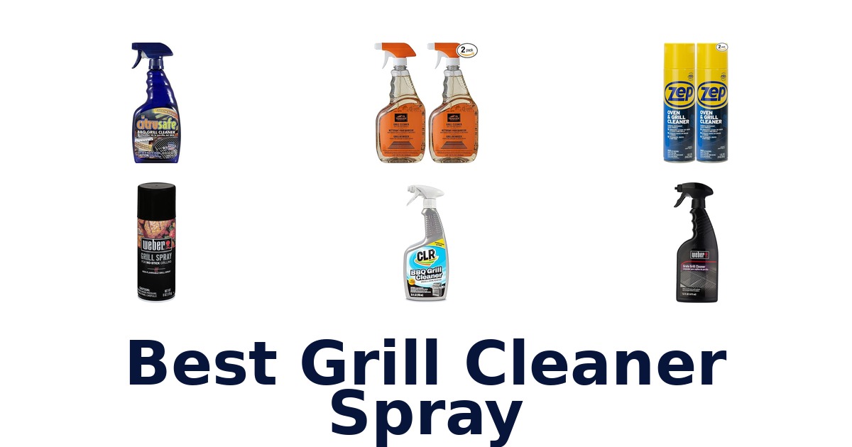 best grill cleaner spray