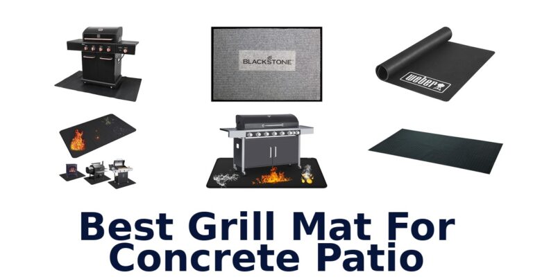 best grill mat for concrete patio
