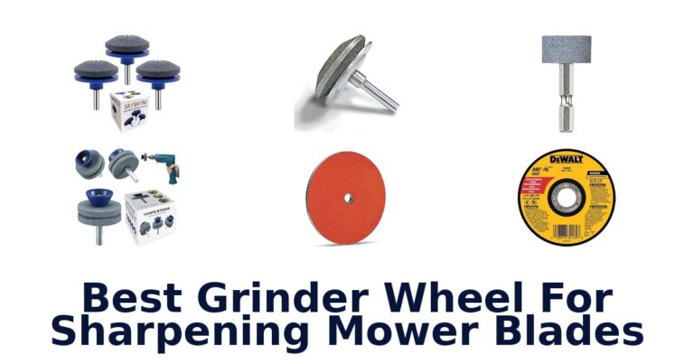 best grinder wheel for sharpening mower blades