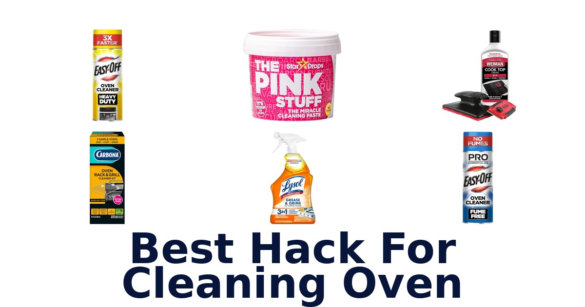 best hack for cleaning oven