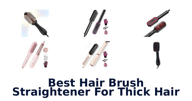 best hair brush straightener for thick hair