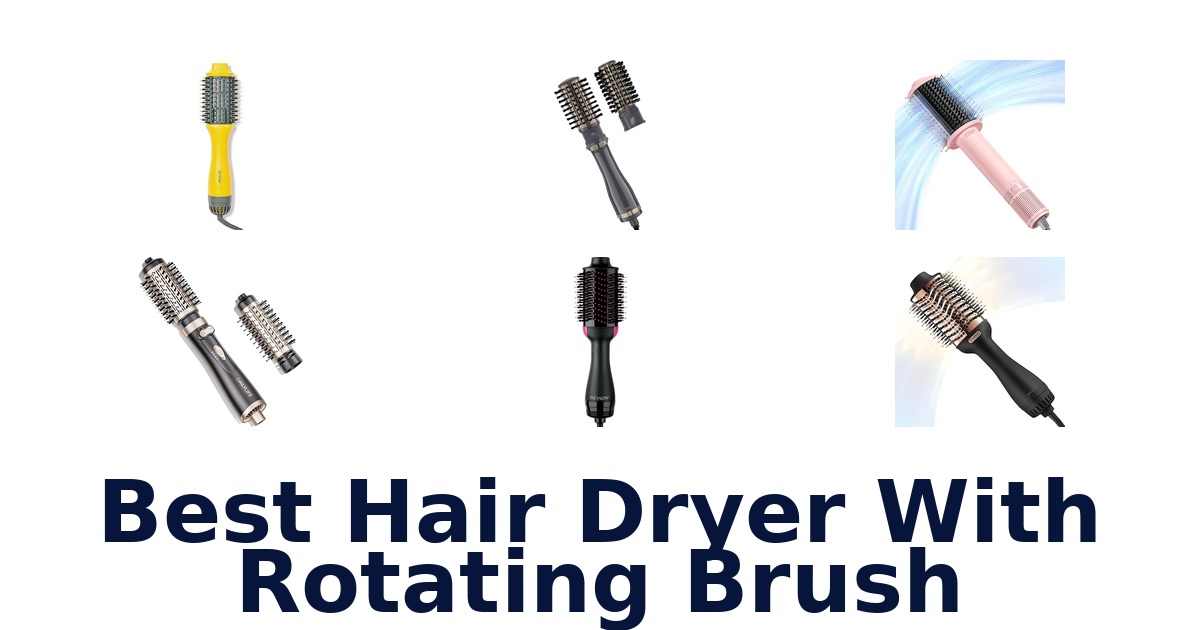 best hair dryer with rotating brush