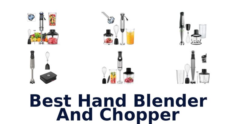 best hand blender and chopper