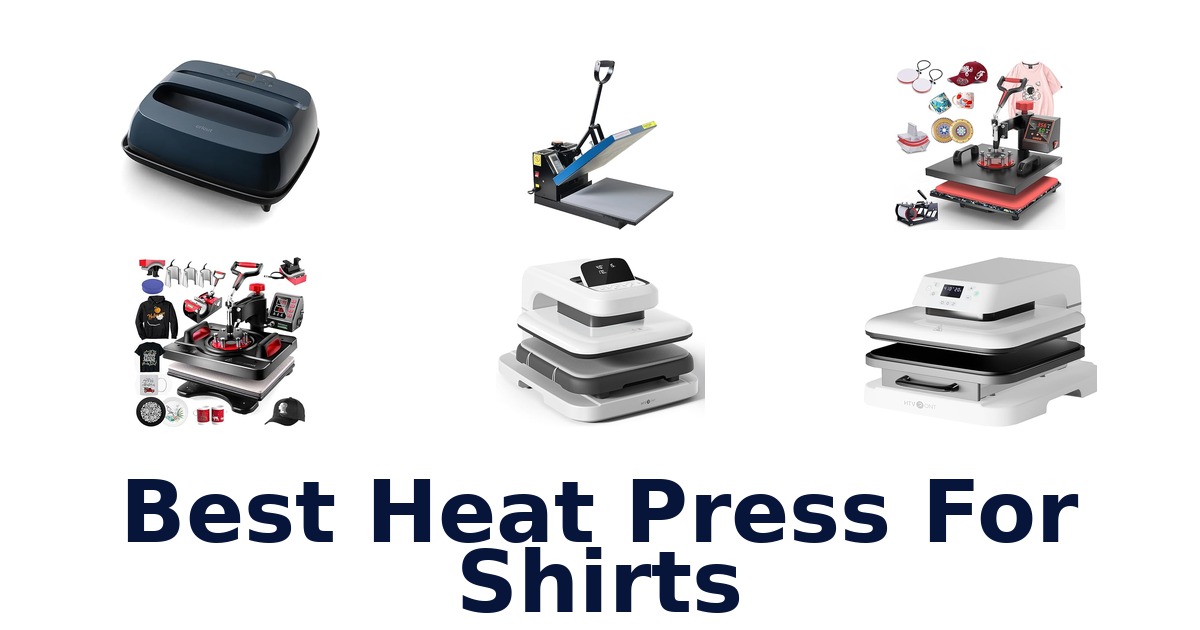 best heat press for shirts