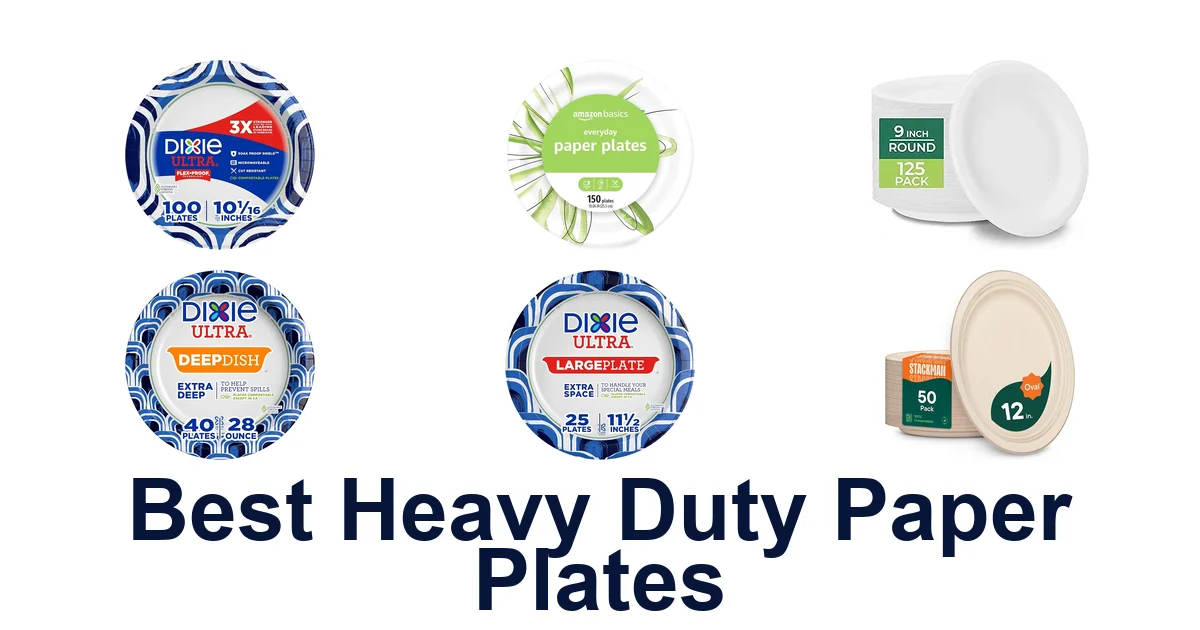best heavy duty paper plates