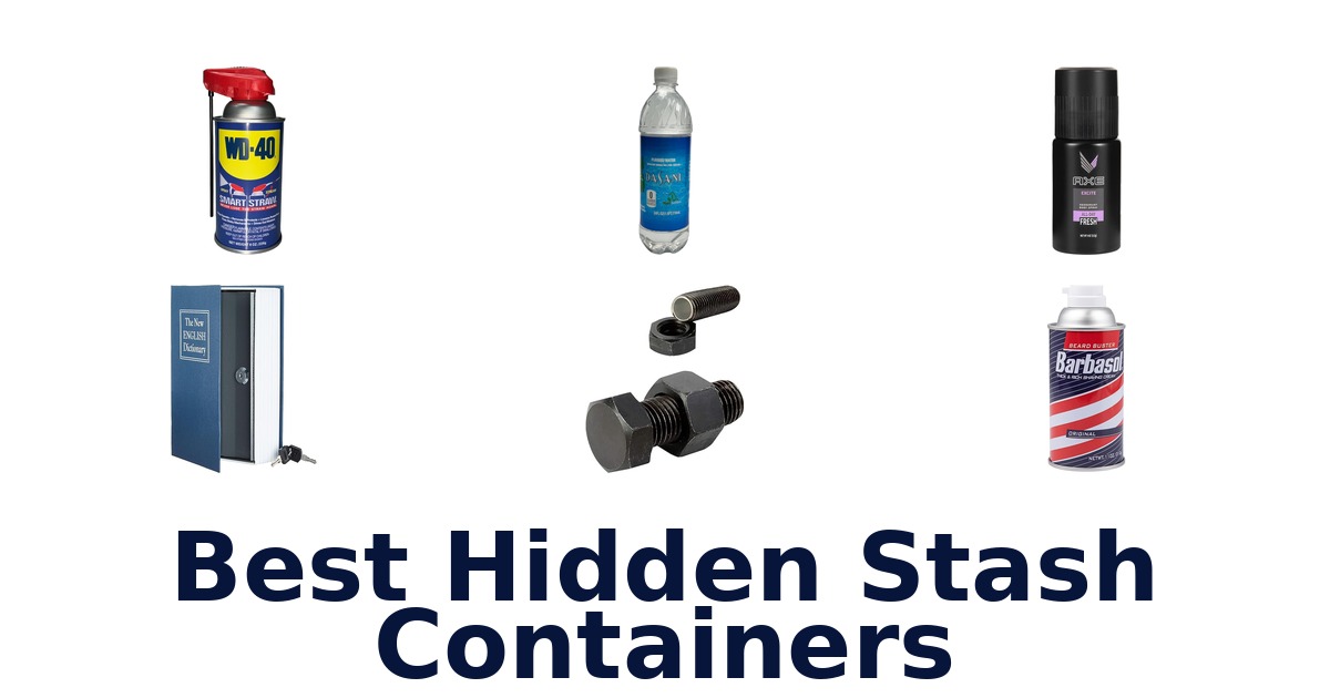 best hidden stash containers