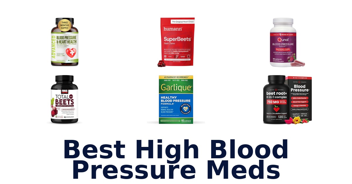 best high blood pressure meds