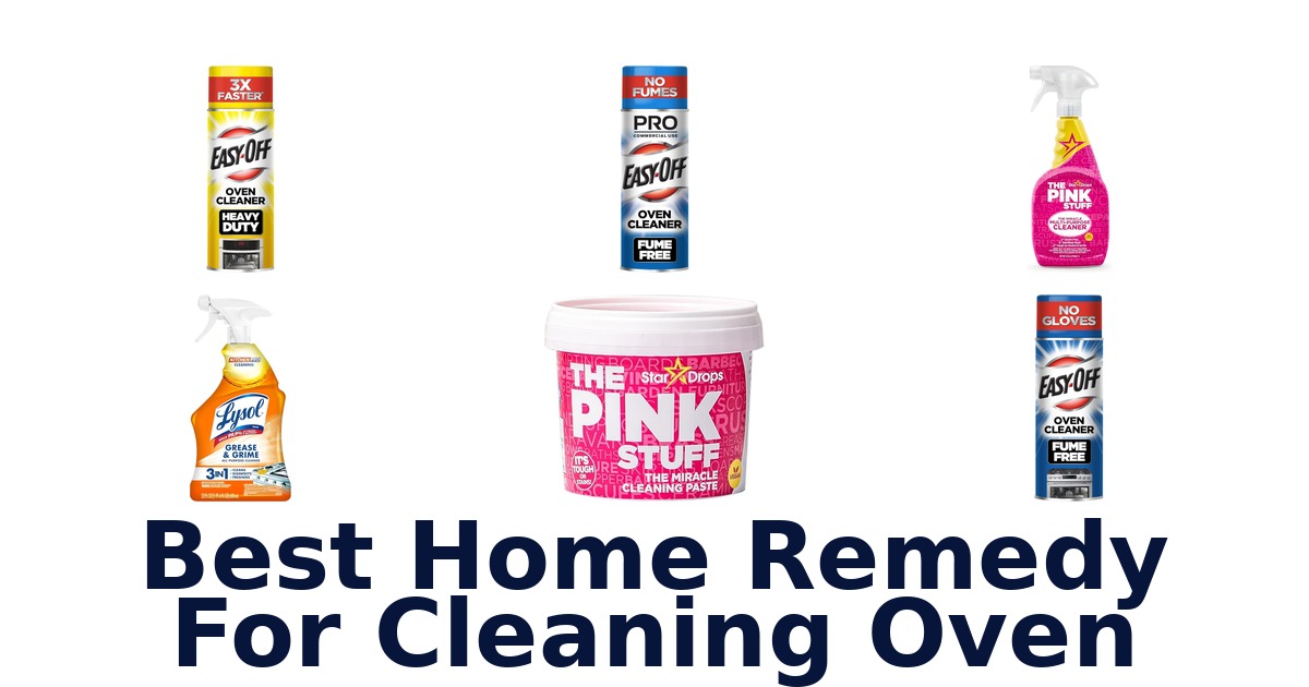 best home remedy for cleaning oven