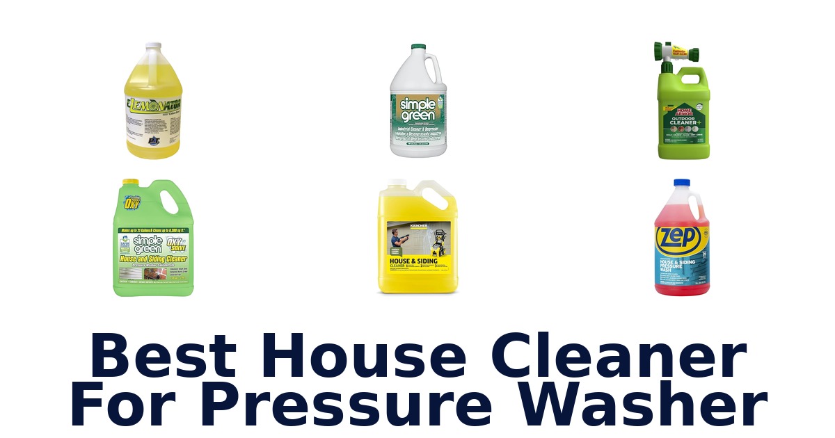 best house cleaner for pressure washer