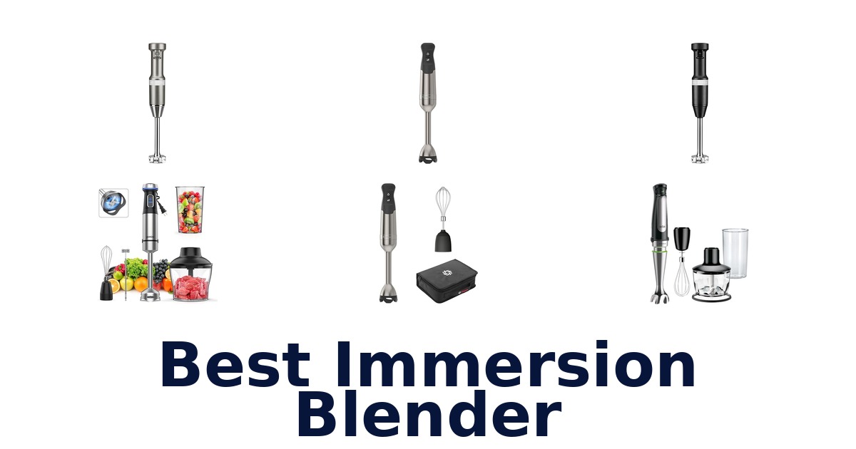 best immersion blender