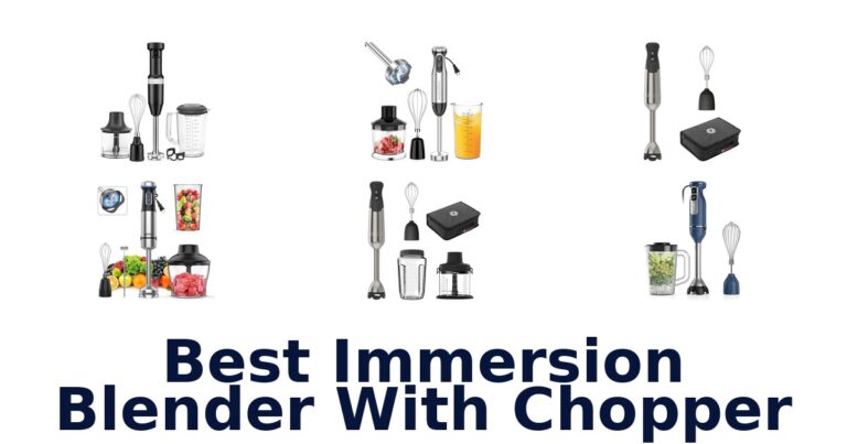 best immersion blender with chopper