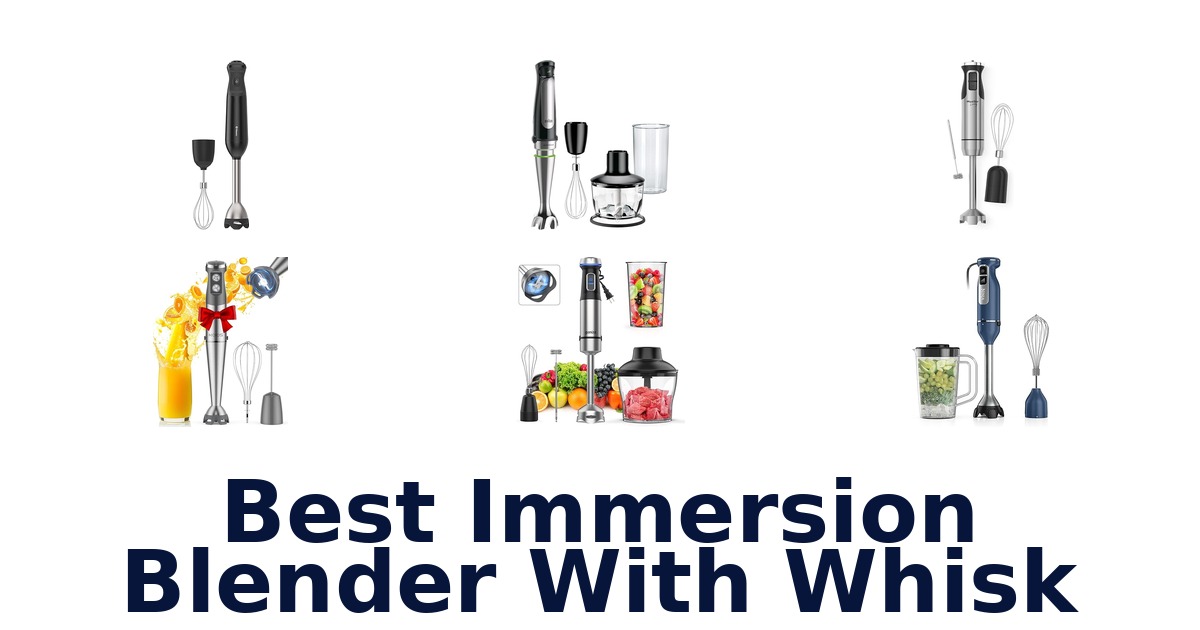 best immersion blender with whisk