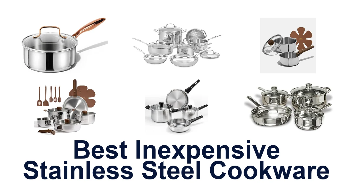 best inexpensive stainless steel cookware
