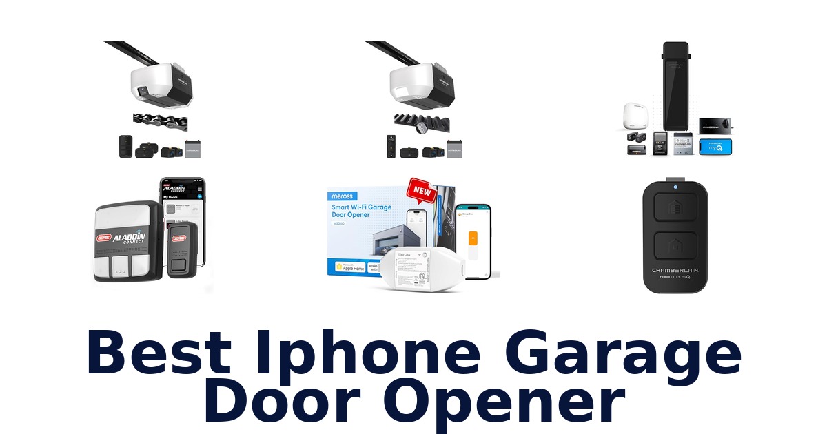 best iphone garage door opener