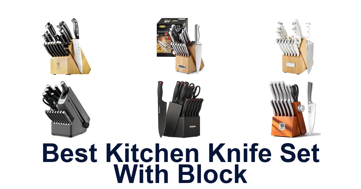 best kitchen knife set with block