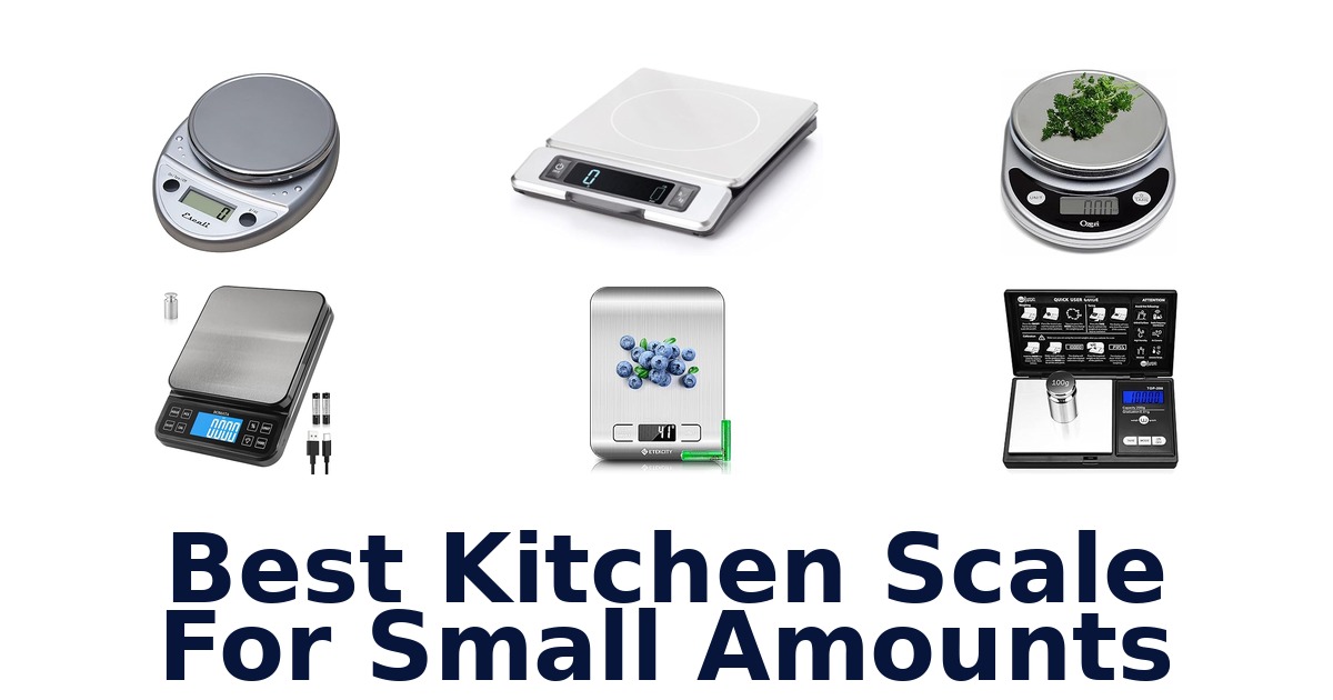 best kitchen scale for small amounts