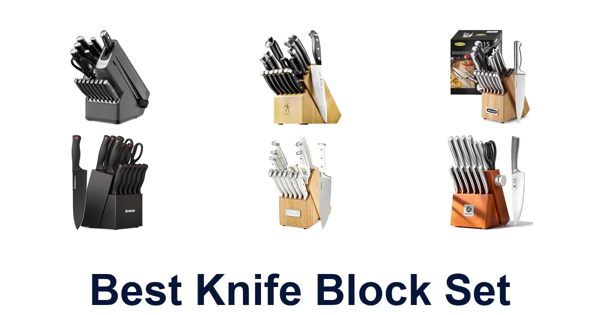 best knife block set