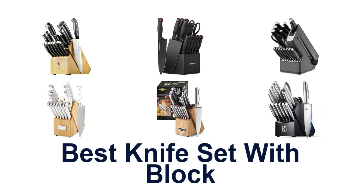 best knife set with block