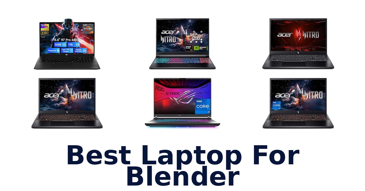 best laptop for blender
