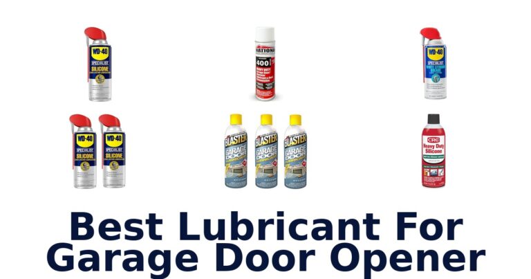 best lubricant for garage door opener
