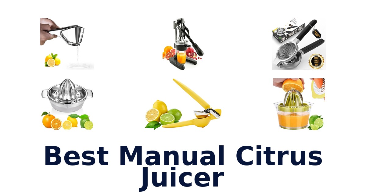 best manual citrus juicer