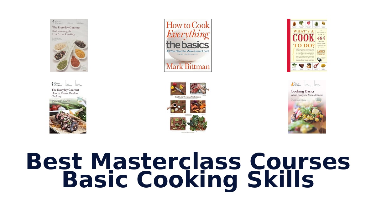 best masterclass courses basic cooking skills