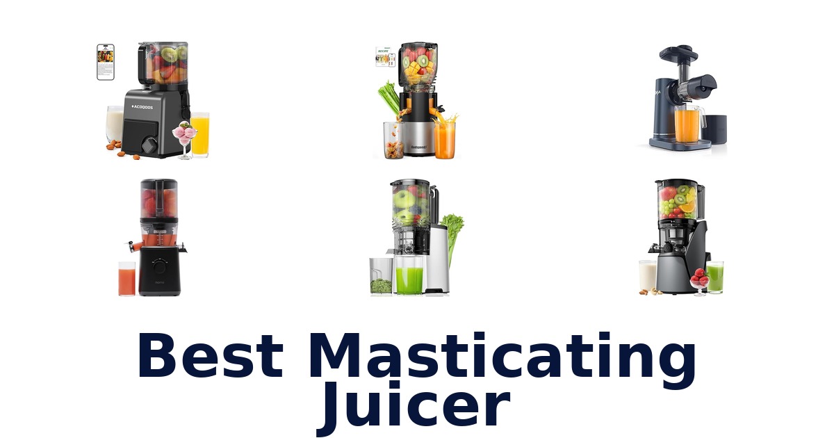 best masticating juicer