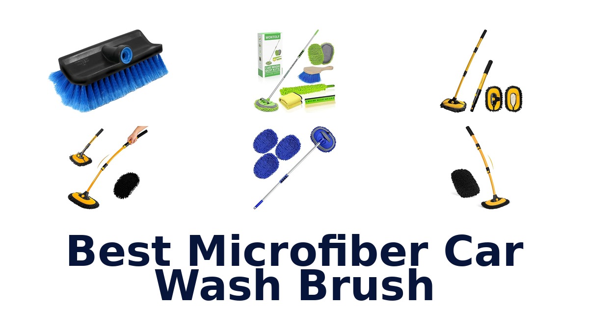 best microfiber car wash brush