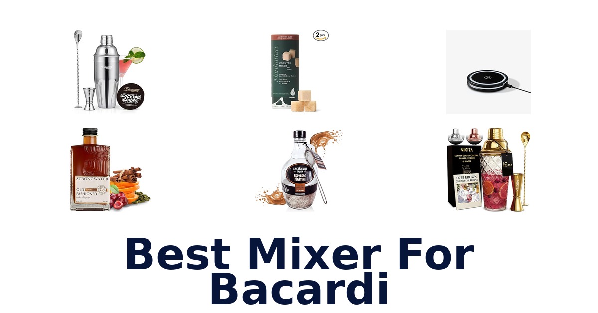 best mixer for bacardi
