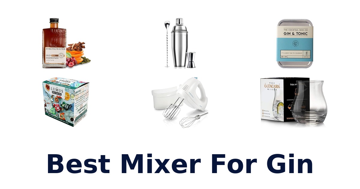 best mixer for gin
