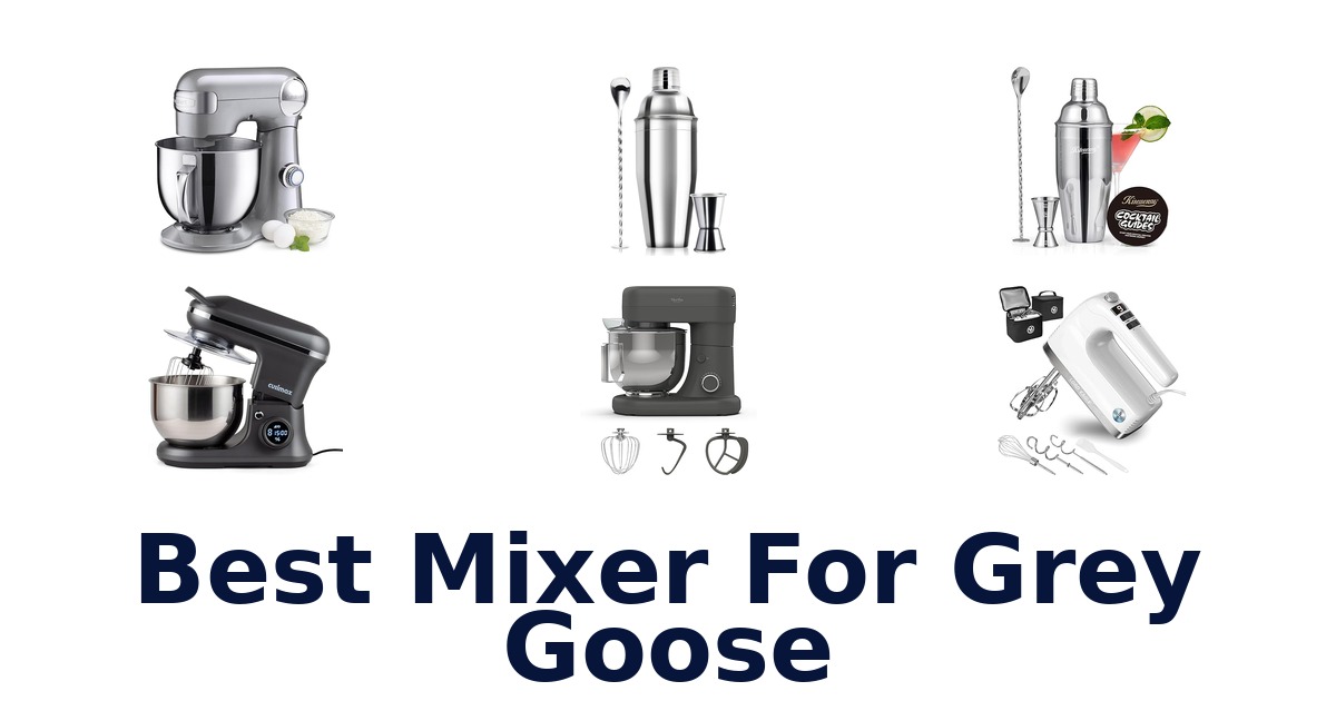 best mixer for grey goose