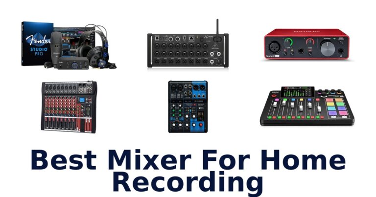 best mixer for home recording