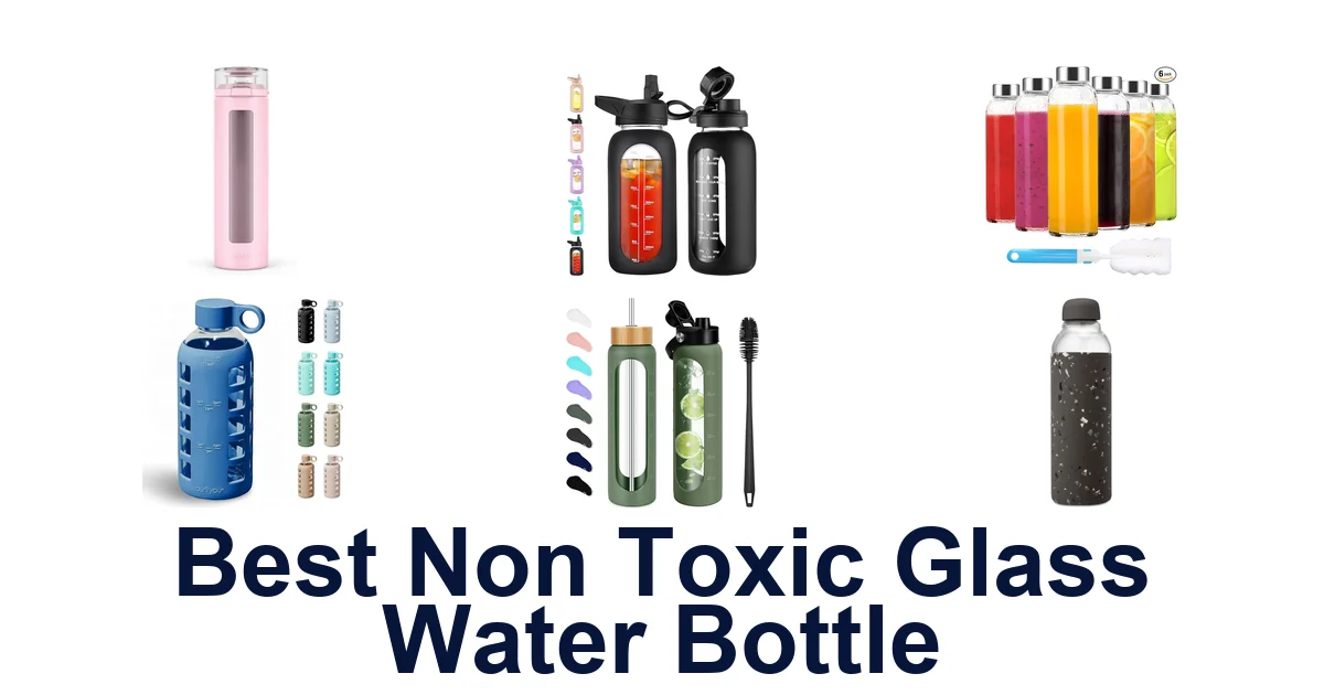 best non toxic glass water bottle