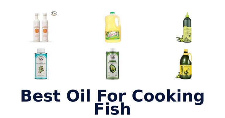 best oil for cooking fish