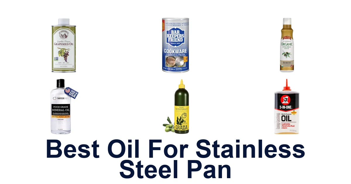 best oil for stainless steel pan